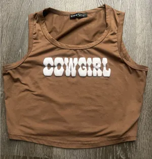Brown crop top thumbnail 1