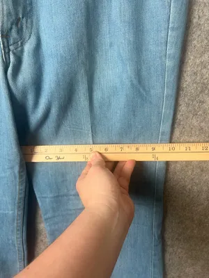 Levis Woman‎ Size 32 Light Blue Vintage Western Denim high hire Jeans thumbnail 5