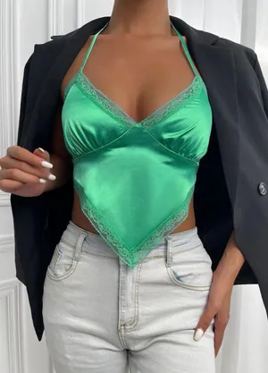 silk crop top thumbnail 1