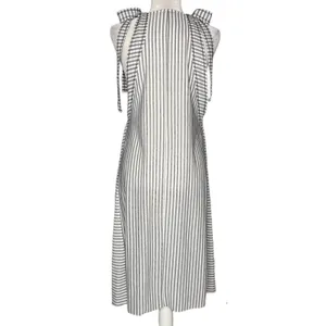 Zara‎ Trafaluc Pinafore Dress S Black White Stripes Apron Cover Up Asymmetrical thumbnail 8