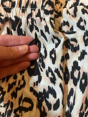 Johnny Was Calme cheetah print athletic shorts, large thumbnail 4