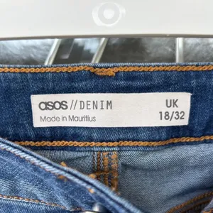 ASOS‎ Denim Womens High Rise Skinny Jeans Blue Medium Wash Size UK 18/32 thumbnail 7