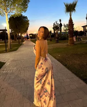 Zara maxi dress satin bodycon open back cowl neck tie dye summer evening thumbnail 8