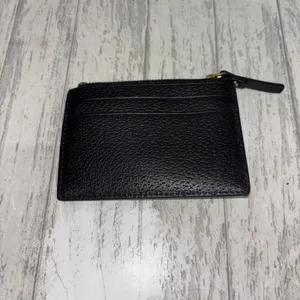 Kate Spade Leather Card Wallet Black EUC thumbnail 2