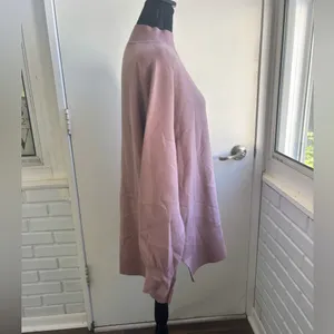 Maeve Crew Neck Side Slit Tunic‎ Sweater large oversized layered workwear staple thumbnail 5