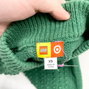 LEGO x‎ Target Popcorn Bobble Knit Sweater Womens Size XS Green Crewneck Limited thumbnail 7