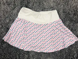 🌸Kyodan Spf Golf Geometric Pink Amd Blue Mini Skirt Xs🌸 thumbnail 1