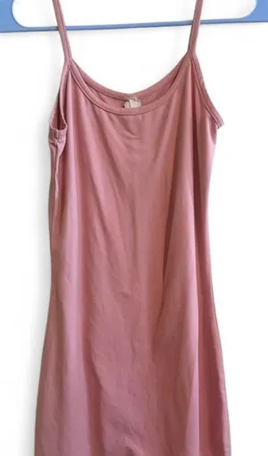 Yellow Cabbage Dusty Rose Romoer with Spaghetti Straps Sz S thumbnail 1