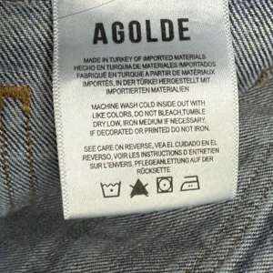 Agolde Cooper Cargo Jeans 28 Blue Organic Cotton Relaxed High Waisted Utility thumbnail 13