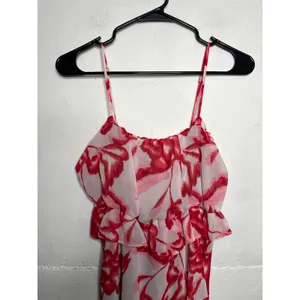 House of Harlow 1960 X Revolve Davi Midi Dress Red Floral Size XXS thumbnail 3