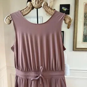 NWT Stylus Mocha Jumpsuit Wide Leg Pockets $74 M thumbnail 3