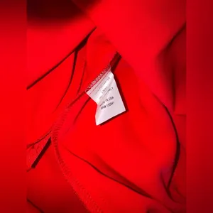 New Women's Amanda Uprichard Puzzle Strapless Midi Dress Lipstick Red Sz M thumbnail 7