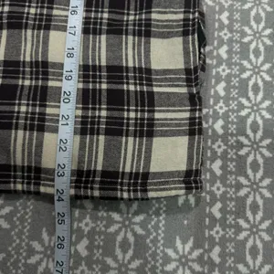 Lucky Brand Sherpa Lined Shacket Brown Tan‎ Plaid Small Outdoorsy Cabin Cozy thumbnail 11