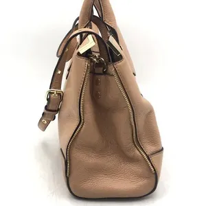 Rebecca Minkoff Peach Tan Pebbled Leather Satchel Bag Purse 🌺🌺 thumbnail 4