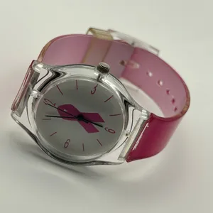SWEDA Medical Breast Cancer Awareness Pink Watch Working New Battery thumbnail 4