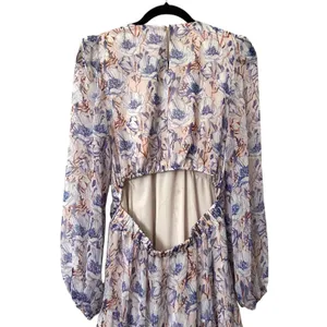 ASTR THE LABEL‎ Sedona Chiffon Floral Maxi Dress Medium thumbnail 5