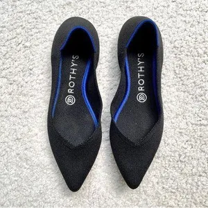 Rothy’s The Point Flat In Black thumbnail 2