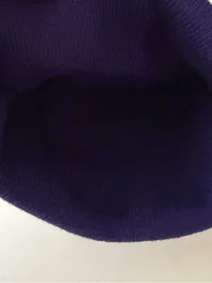 Source Unknown San Francisco State University Purple and Yellow Beanie Pom Pom thumbnail 2