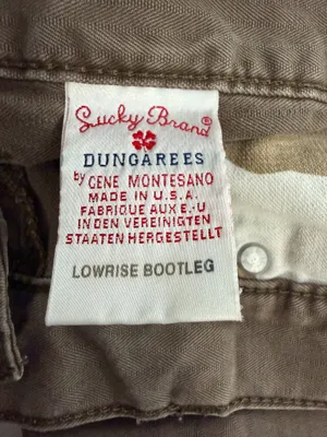 Lucky Brand Dungarees Low-rise Men's Chino Pants in Brown thumbnail 5