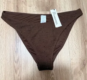 No Boundaries Brown Crochet Bikini Bottom‎ thumbnail 1