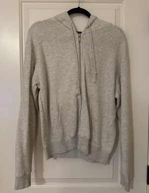 Brandy Melville gray zip up hoodie thumbnail 1