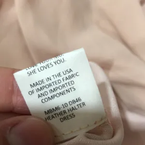 Show Me Your Mumu SMYM Heather halter maxi dress in dusty blush NEW XXS thumbnail 5