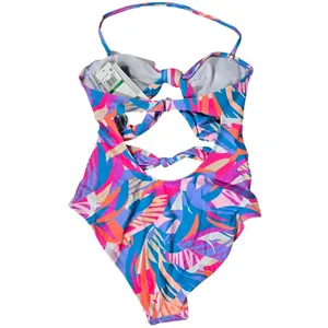 Salt + Cove Junior's‎ Tropical Breeze Knotted One Piece Swimsuit L NWT thumbnail 2
