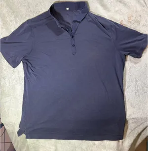Lululemon Men’s Polo Navy Size 2XL Jersey Material thumbnail 1