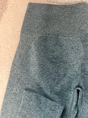 Workout Yoga Athletic Leggings Heather Blue Size thumbnail 6
