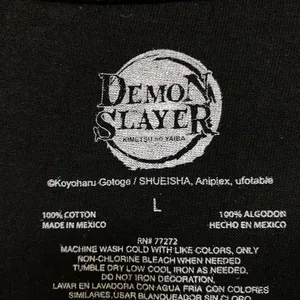Demon Slayer Tanjiro Nezuko Zenitsu Inosuke Eyes Anime Tee L thumbnail 4