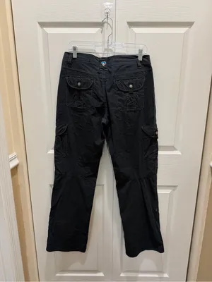 KUHL Women’s Black Hiking Pants Convertible Outdoor Cargo 8 thumbnail 2