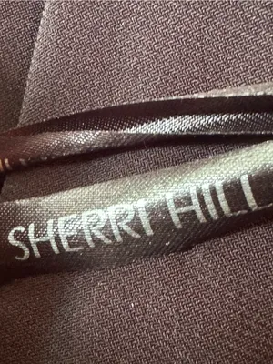 Sherri Hill Black Maxi Skirt with Beaded Waistband Sz 6 thumbnail 9