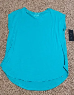 Flowy Cut-Sleeve Top thumbnail 1