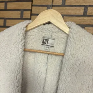 Kut From The Kloth Brown Sherpa Jacket Size‎ Medium thumbnail 6