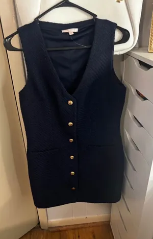 navy dress Blue Size M thumbnail 1