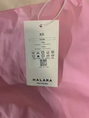 Halara tank top pink XS with slit  thumbnail 3