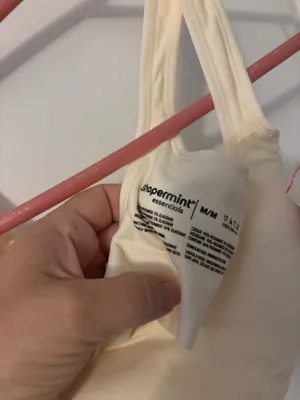Shapermint Cream T-Shirt Bra Intimates, Sz M thumbnail 4