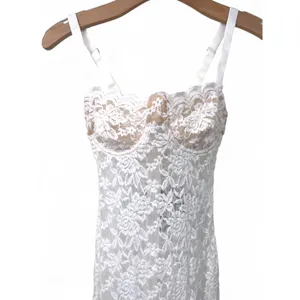 New WHITE FOX XS Lace Sheer Maxi Long Dress Bustier Top Bodycon All My Life NWT thumbnail 4