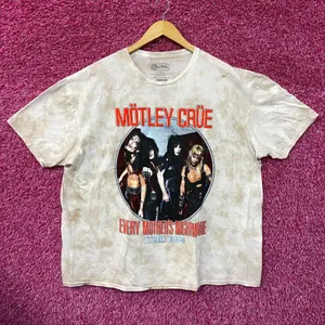 Urban Outfitters Motley Crue Every Mothers Worst Nightmare Tour 84 Oversized Tie dye XL thumbnail 1