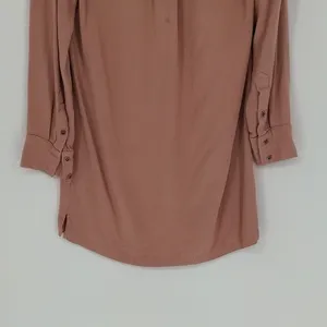 Lulus Best of All Pink‎ Long Sleeve Lace Up Dress Size Medium thumbnail 13