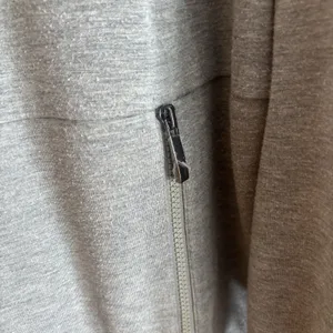 Varley‎ Bayliss Sweatshirt Womens Size S Gray Pullover Oversized Zip Pockets thumbnail 4