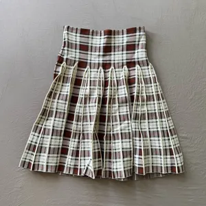 Apparalel Delta Plaid Knit Pleated Skirt thumbnail 2