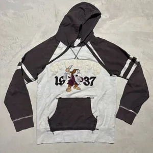 Walt Disney World Grumpy Unisex Size Small Cotton Blend Brown Hoodie thumbnail 1