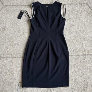NWT Tommy Hilfiger Navy Sheath Dress Nautical Trim Workwear Cocktail Dress sz 6 thumbnail 3