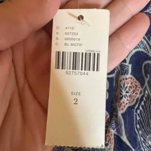 NWT Maeve Anthropologie‎ Mariposa Open-Shoulder Ruffled Top, Size 2 thumbnail 5