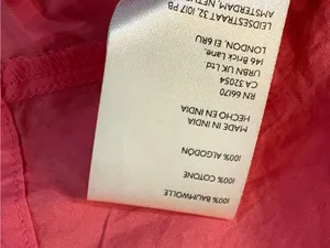 Maeve Anthropologie Puff-Sleeve Smocked Blouse Womens S Pink NWT thumbnail 12