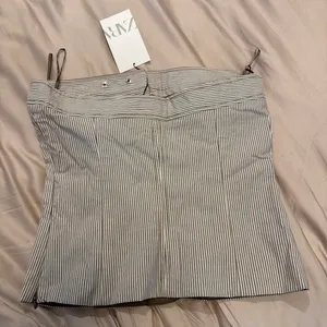 Zara striped tube top  thumbnail 1