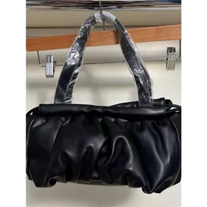 NWT The Drop womens Shanae Scrunch Bag With Drawstring Closure Black thumbnail 5