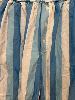 Anthropologie blue and white striped pajama pants thumbnail 12