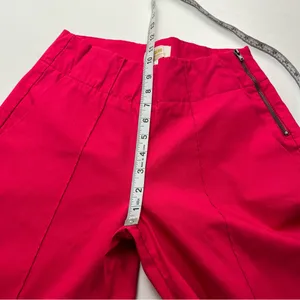 Maeve by Anthropologie Women’s Size‎ 2 Pink Wide-Leg Cropped Pant Pockets Preppy thumbnail 8